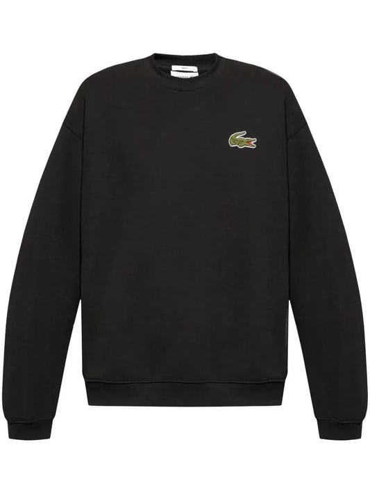 badge fleece sweatshirt - kleostreetwear