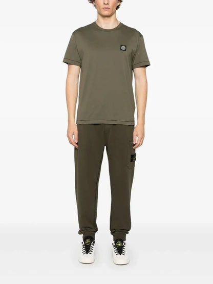 Compass - patch cotton T-shirt - kleostreetwear