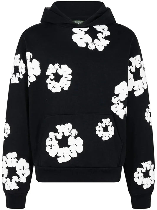 hoodie Wreath en coton - kleostreetwear