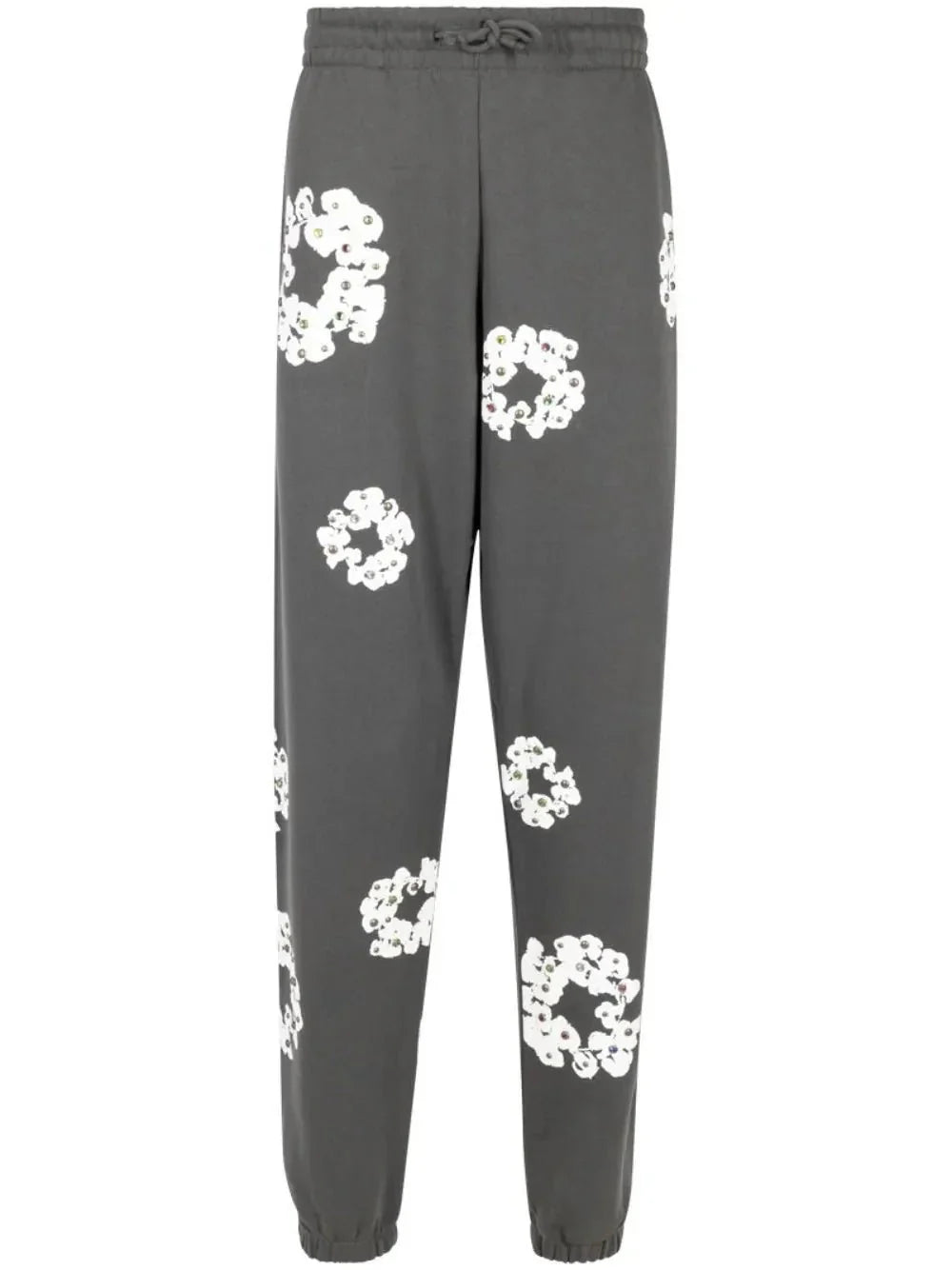 pantalon de jogging à logo strassé - kleostreetwear
